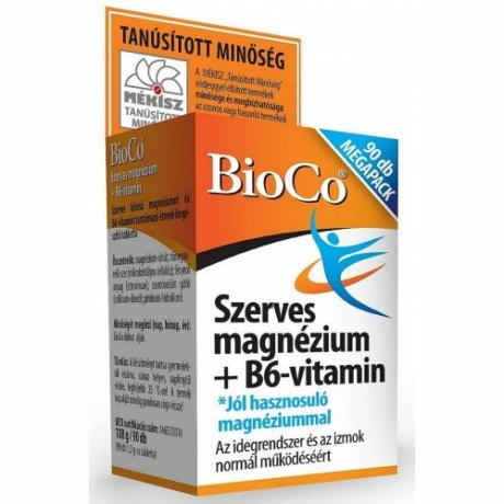 BioCo SZERVES MAGNÉZIUM+B6-VITAMIN 90 DB